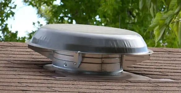 attic fan installation services with low-profile roof ventilation unit in San Diego, CA