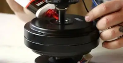 Ceiling fan motor repair and internal component adjustment in San Diego, CA