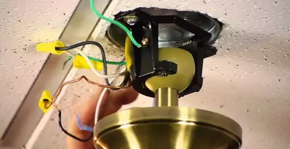 Ceiling fan wiring repair and electrical connection service in San Diego, CA