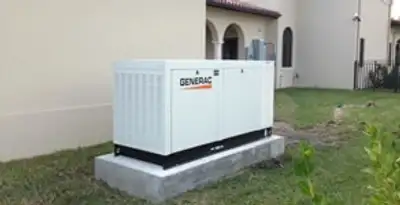 generator installation service showing standby generator professionally installed for residential power backup in San Diego, CA