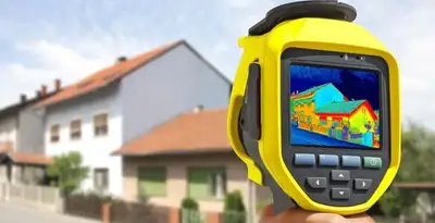 home energy audit service performing exterior thermal inspection to identify energy loss in San Diego, CA