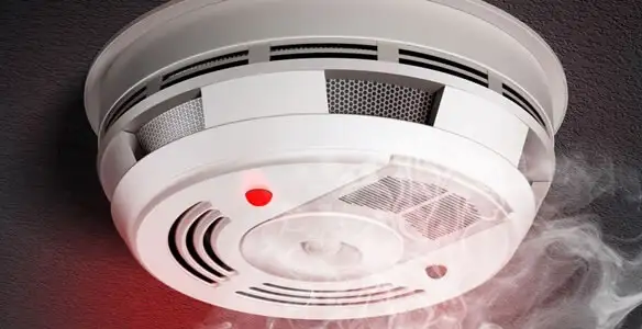Installed smoke detector providing reliable fire detection in San Diego, CA