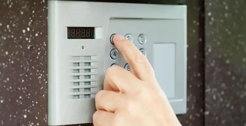 intercom system for home installation services with indoor access control keypad in San Diego, CA