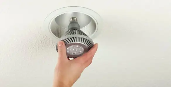 lighting installation service featuring recessed ceiling light installed by licensed professionals in San Diego, CA