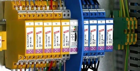 lightning surge protection equipment integrated into electrical system by certified electricians in San Diego, CA
