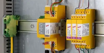 lightning surge protection system with surge suppressors installed by electrical service professionals in San Diego, CA
