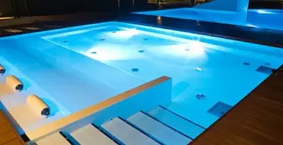 pool light installation and repair services providing modern illuminated pool lighting in San Diego, CA