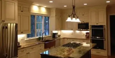 Recessed lighting installation enhancing interior lighting by professional electricians in San Diego, CA