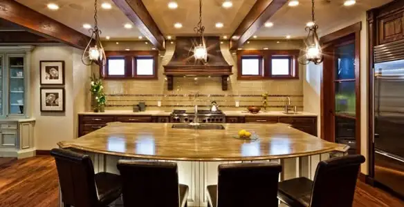 Finished recessed lighting installation providing balanced indoor lighting in San Diego, CA