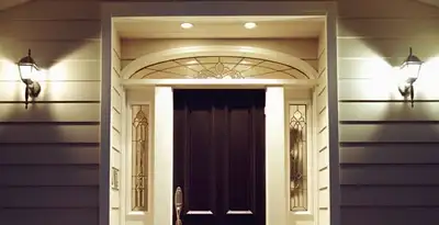 security light installation services with professionally installed entryway lighting in San Diego, CA