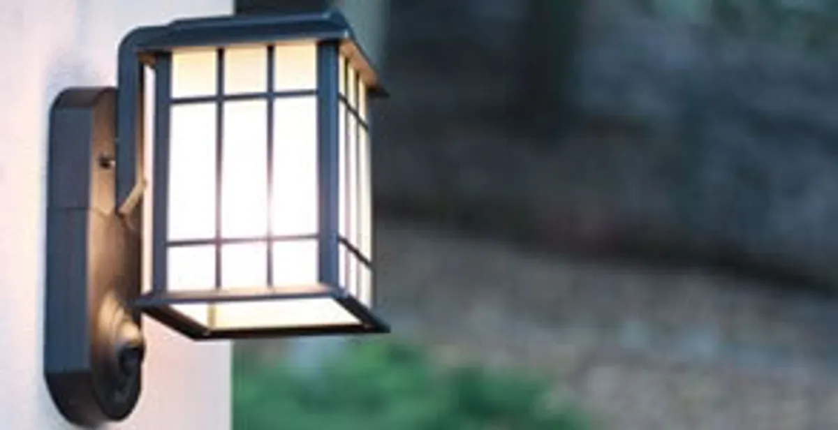 security light installation services with professionally mounted exterior wall light in San Diego, CA