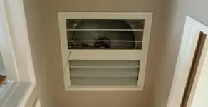 whole house fan installation services with ceiling-mounted ventilation system in San Diego, CA